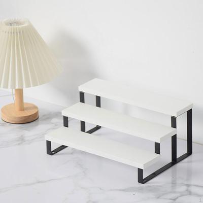 Wood Display Stand Dolls Storage Shelf Collectibles Holder Modern Windowsill Plant