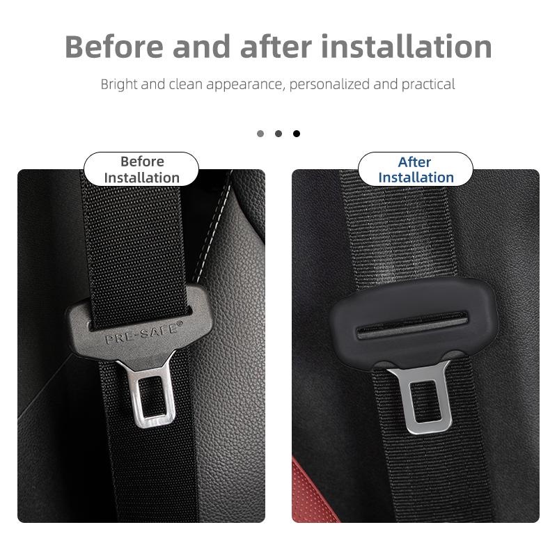 2025 Hot Silicone Car Seat Belt Buckle Cover For BMW G30 G20 F30 F10 G01 X1 X2 X3 X4 X5 X6 X7 Anti-Scratch Auto Safety Belt Clip