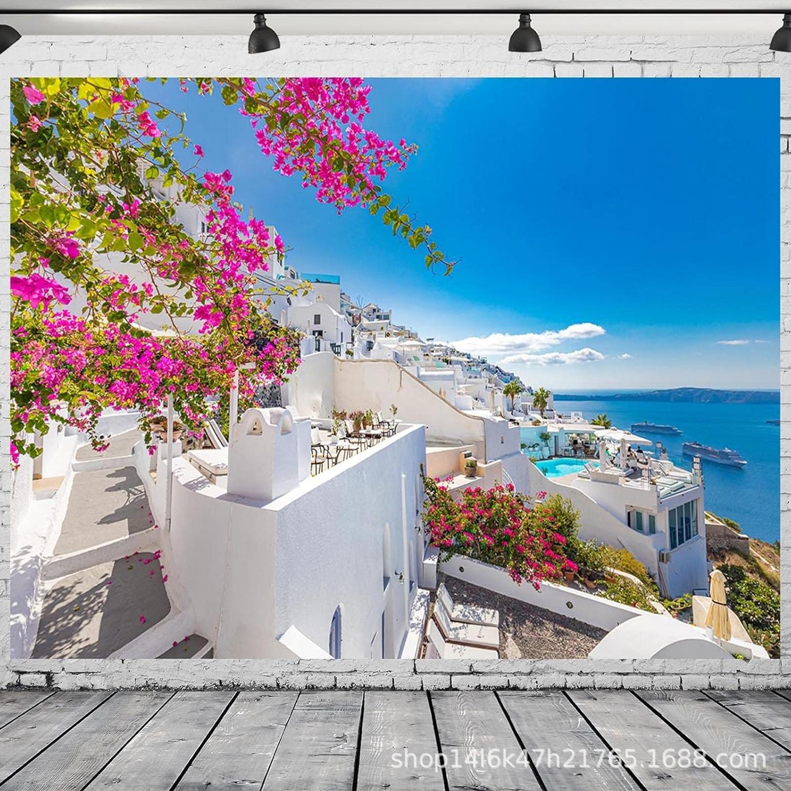 

Итальянский гобелен с природным пейзажем, настенная ткань для комнаты, настенный плед для спальни, настенная ткань для спальни, декоративная ткань для гостиной 95 * 73cm