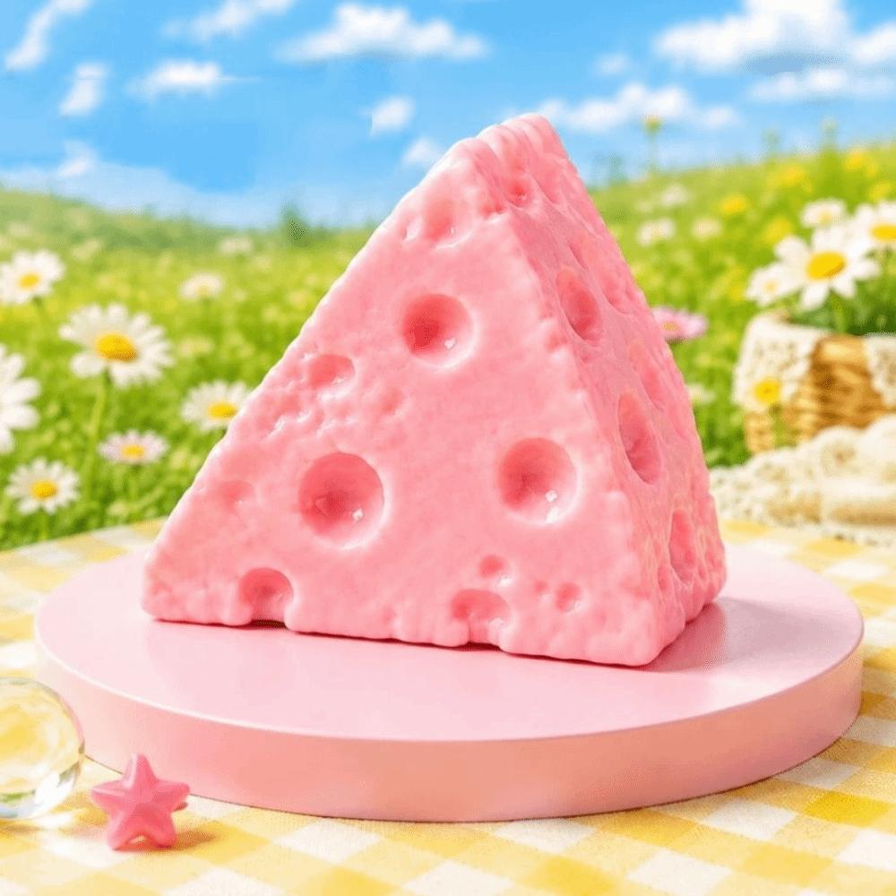 Super Soft Cheese Squishy Toy Hand Relax Slow Rebound Fidget Toy Office Desk Toy