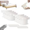 8/4Pcs Heavy Duty Bedsheet Corner Tightener Clips High-quality Materials Durable and Reliable Bed Sheet Grippers for Protectors