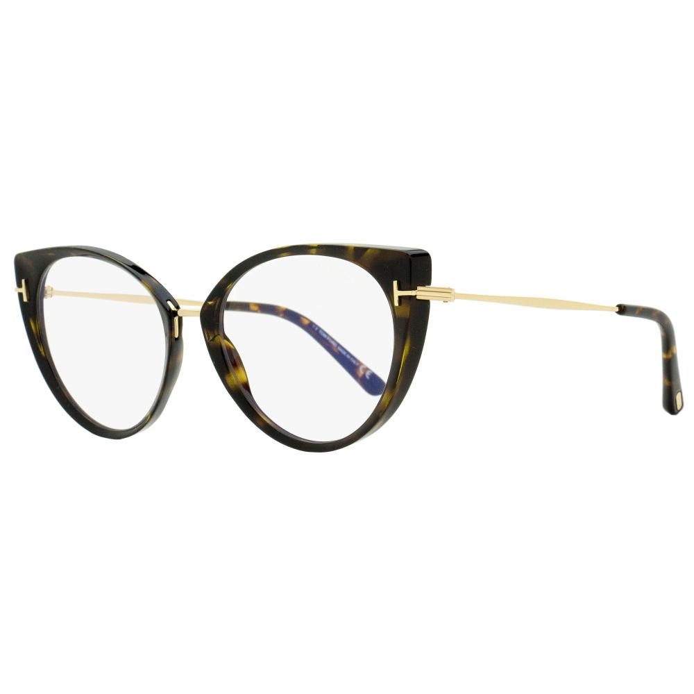 

Женские очки в синей оправе Tf5815b 052 Havana Gold 54 мм 052