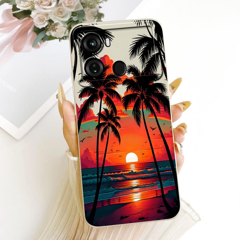 For Itel P40 Plus Case P683L Cute Rabbit Cartoon Cover Soft Silicone Phone Case For Itel P40 P 40 ItelP40 P40+ Back Cover Fundas