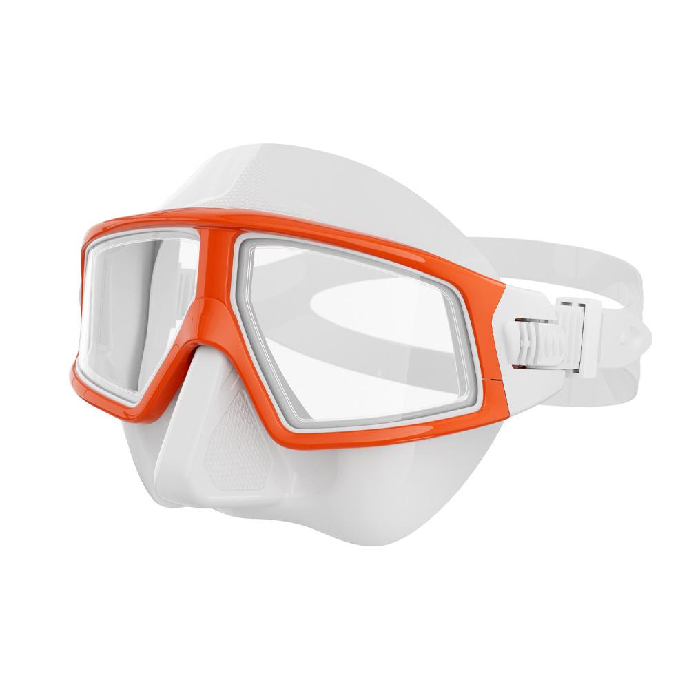 Diving Goggles Large Frame Free Diving Mask Adult Myopia Swimming Goggles Snorkeling Equipment HD Anti-fog