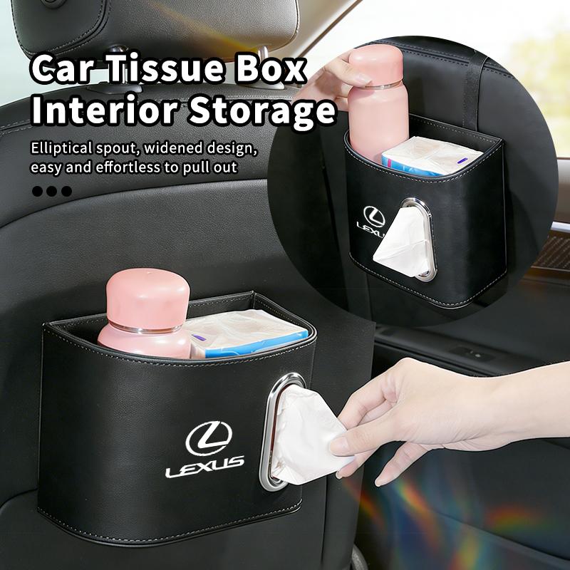 Car Seatback Tissue Box Paper Towel Holder Napkin Case Accessories For Lexus CT ES GS NX IS250 CT200h IS300h ES300h RX400h NX300