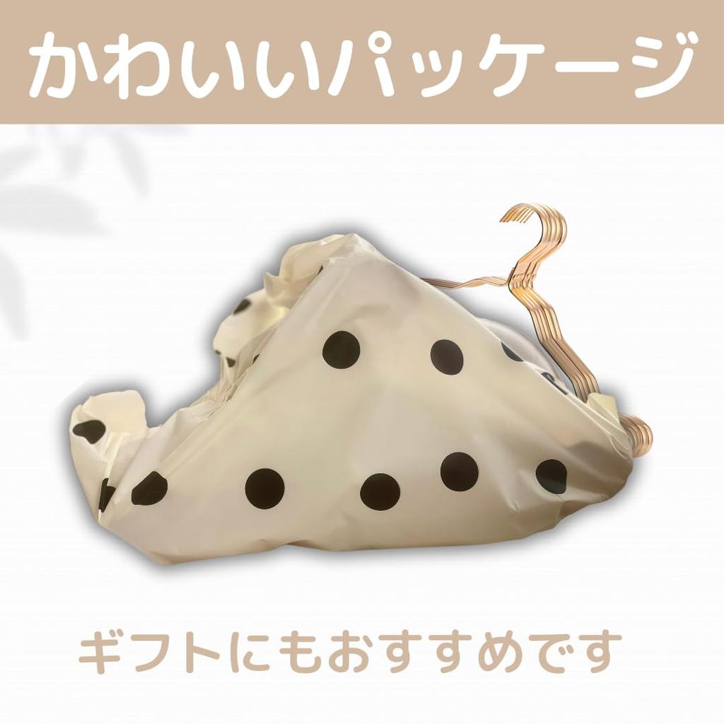 SUNNY DROPPER Aluminum Set of Clothes Hangers for Closet Storage Hangers, 10, Non-Slip, Lightweight, Stylish, High-Quality (Pink Gold)