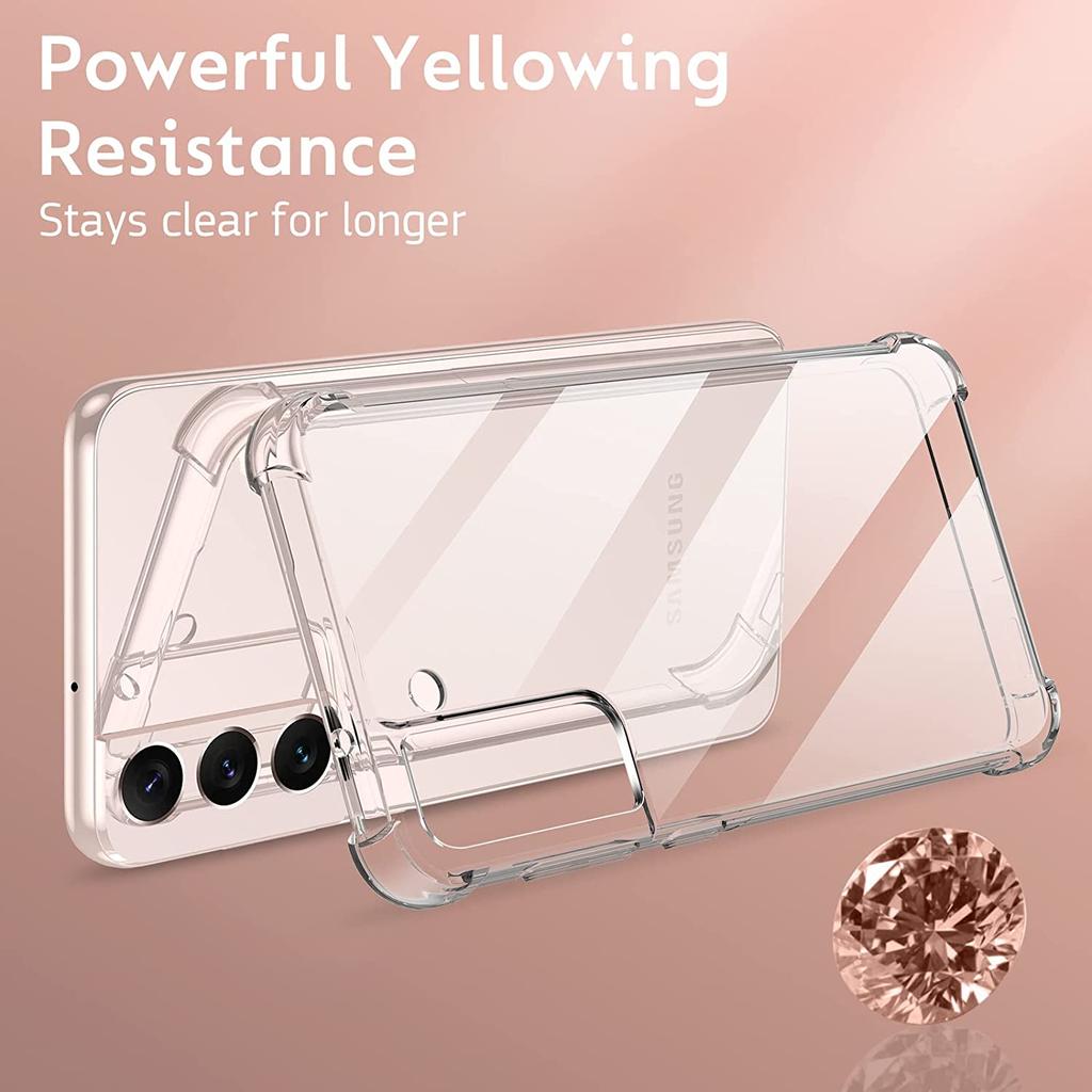 Průhledný kryt pro Samsung Galaxy S22 5G S22 Ultra Kryt Křišťálově průhledný TPU Nárazuvzdorný kryt pro Samsung S21 S20 FE S10 Plus S9