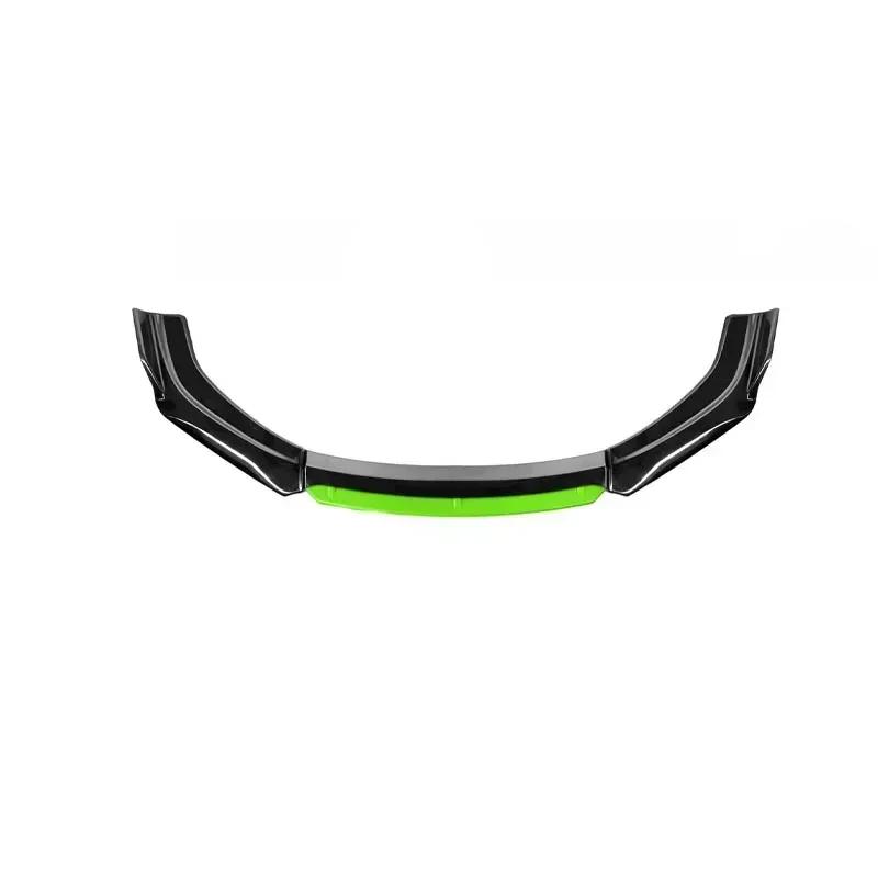 6 Color Tongue Front Bumper Lip Protector Carbon Fiber Texture Chin Spoiler Splitter Diffuser Universal Bumper Lip Body Kit Trim