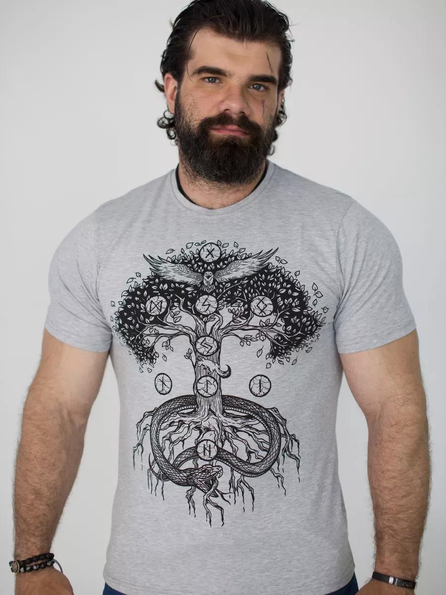 Men s oversized print T-shirt S