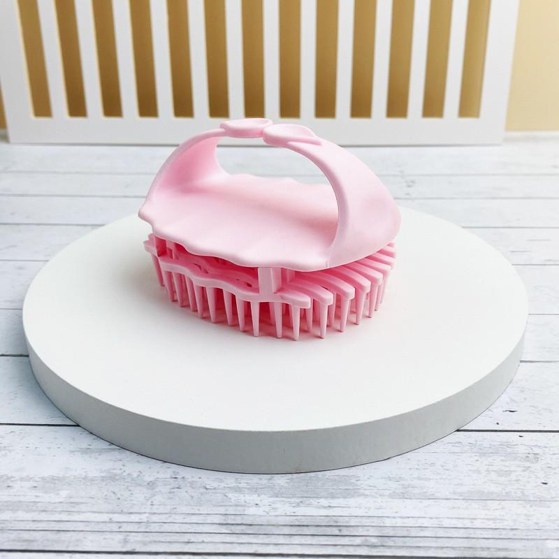 Silicone Scalp Massage Shampoo Brush for Dry & Wet Use