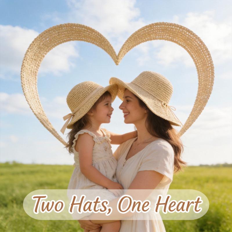 Parent-child Straw Hat Summer New Girl Casual Solid Foldable Big Brim Holiday Hats Baby Boy Beach Fisherman's Cap