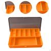 Fishing Gear Organizer Case with Dividers for Bait Storage And Outdoor Use