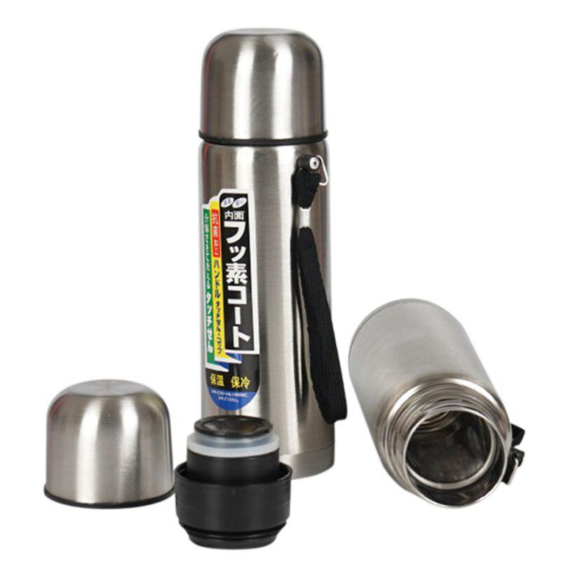 High-quality stainless steel double-layer vacuum bullet flask