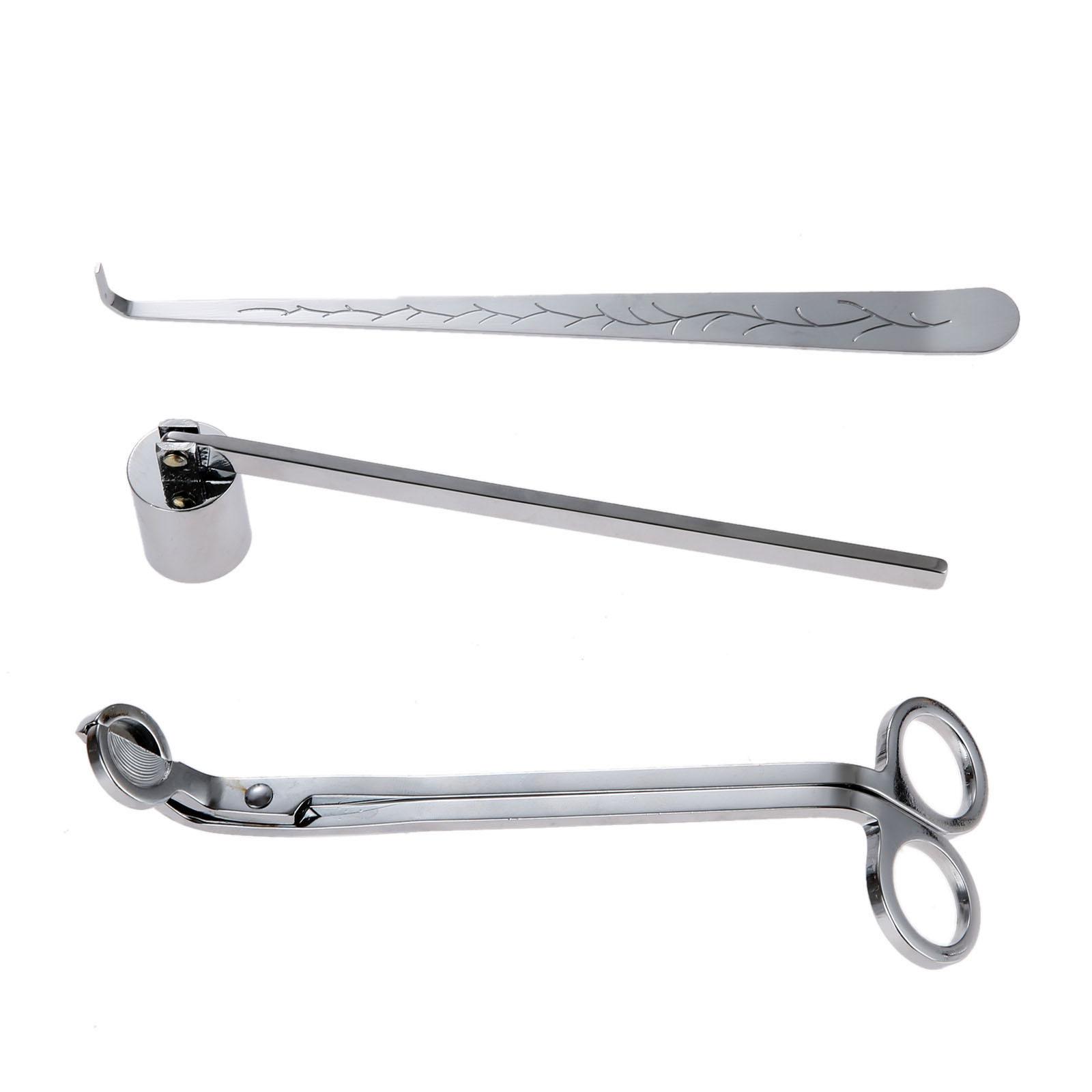 

3 шт./набор триммер для фитиля свечи ковш гаситель для ухода за фитилем ремонтный инструмент украшение для дома аксессуар серебряный