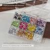 Cut Small Round Rhinestones With High-Shine Finish Flatback Inlay Nail Art Crystals For Uv Gel Nails Or Stage Makeup