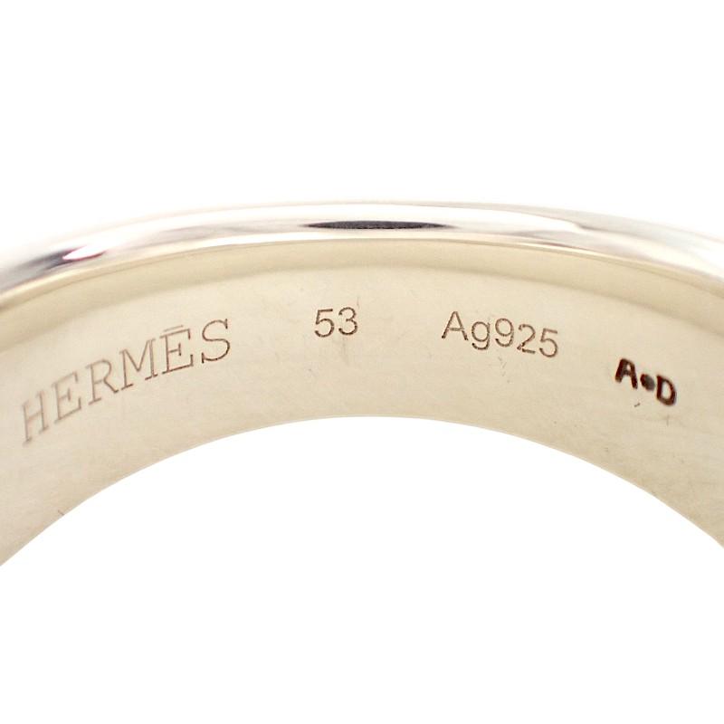 HERMES  #13(JP Size)  Ring Silver925 Mens