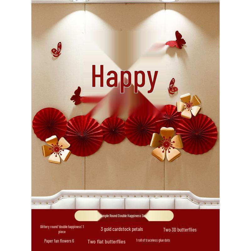 

Свадебный набор гирлянд для украшения комнаты жениха и невесты и фона для гостиной