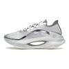 Li Ning Absolute Shadow Fabric Shock Absorption Non-Slip Wear-Resistant Breathable Low-Top Running Shoes Men sneaker Silver ARRS001-7