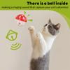 10 PCS Cat Balls with Bell Cat Jingle Balls for Cats Kitten Plastic Bell Ball Pounce Chase Rattle Toys Assorted Color Pet Ball