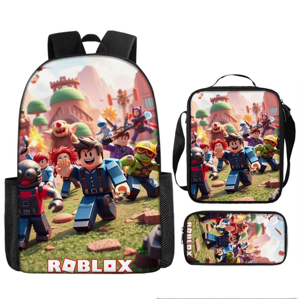 Robles Backpack Three-Piece Children'S Cartoon Backpack Large Capacity School Bag