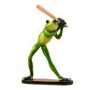 Yoga Frog Statue Cartoon Couple Frog Figurine Resin Sports Frog Sculpture Home Office Desktop Decoration Ornament