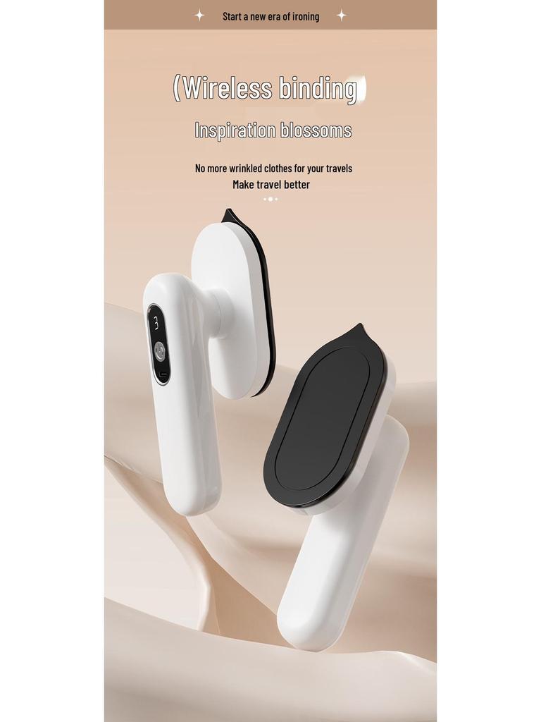 Wireless Handheld Mini Electric Garment Steamer & Wrinkle Remover