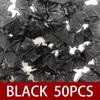 50pcs Plastic Luminous Black Fake Bat Halloween Decor Haunted House Horror Props Accessories DIY Party Dressing Party Favors