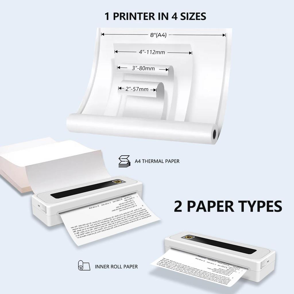 Tragbarer Mini-Fotodrucker ohne Tinte