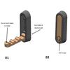 2Pcs RV Folding Coat Hooks, RV Furniture Hooks For Storing Clothes And Hats, Wall Hooks For Entryway And Bathroom, Suitable As Storage Accessories
