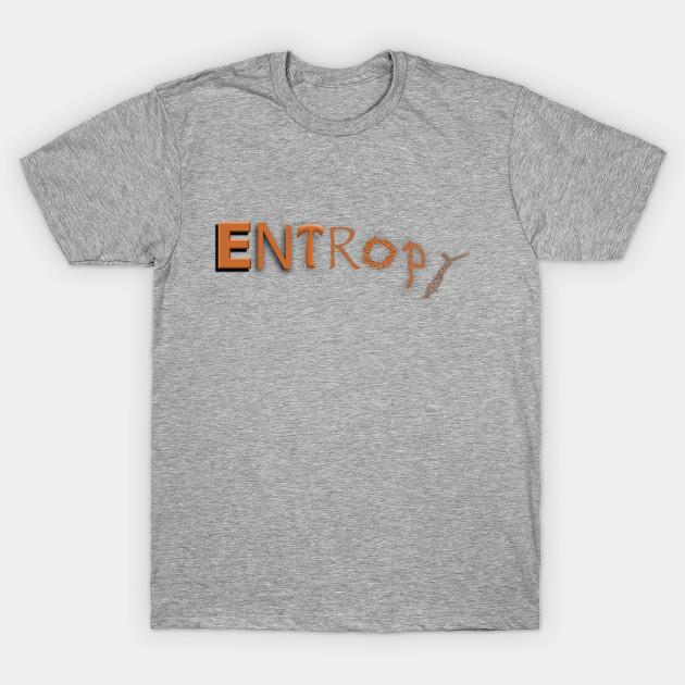 Unisex Fashion TShirt Entropy Print TShirt Plus Size S-5XL T-Shirt 100%Cotton Tops O Neck Short Sleeve Tees
