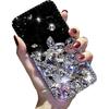 Areall Bling Diamond Case Compatible with Samsung Galaxy S21 Plus 6.7 Inch,Aearl 3D Homemade Sparkle Crystal Rhinestone Shiny Glitter Full Clear