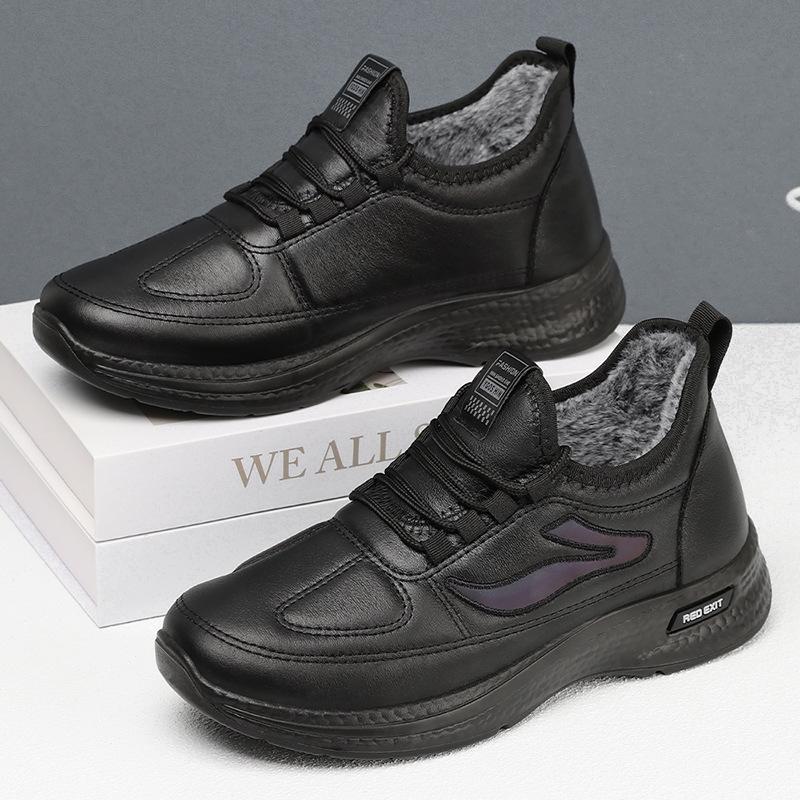 New Warm Plus Velvet Men Cotton Shoes Winter Man Boots Windproof Snow Boots Comfortable Male Casual Shoes Non-slip Hiking Boots