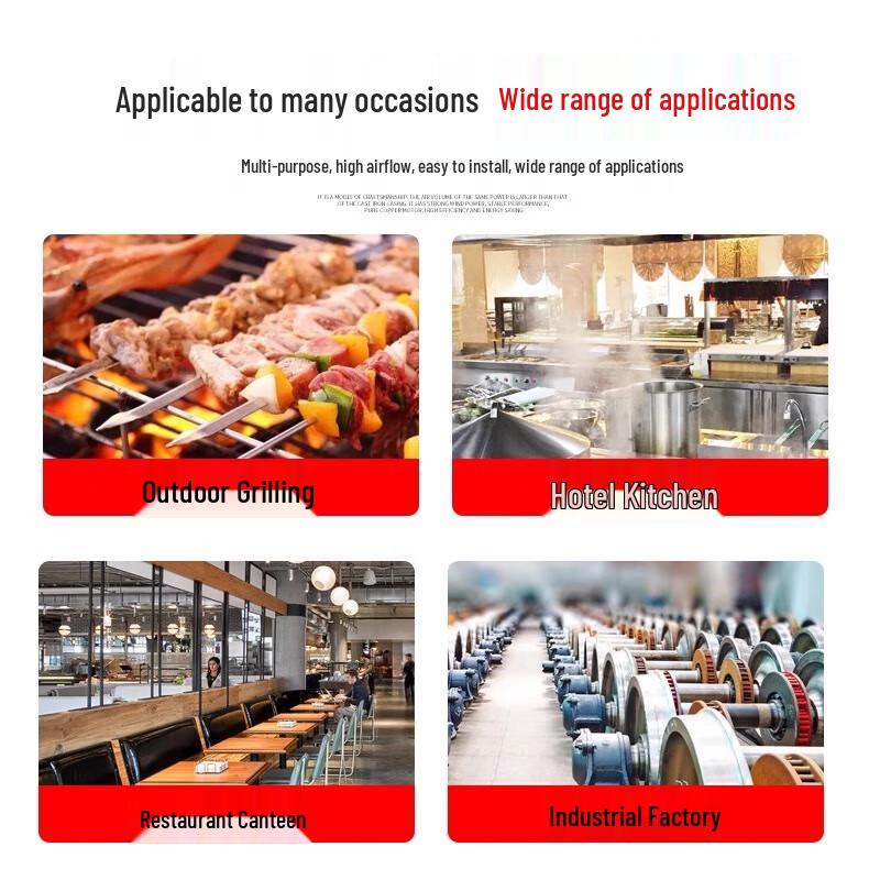 Tai Ding Portable Single-Phase Stove Blower Fan with Speed Control CN Plug (adapter Included)