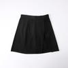 Plus Size Black High Waist A-Line Bodycon Skirt with Slit - Irregular Midi Summer 2025 Collection