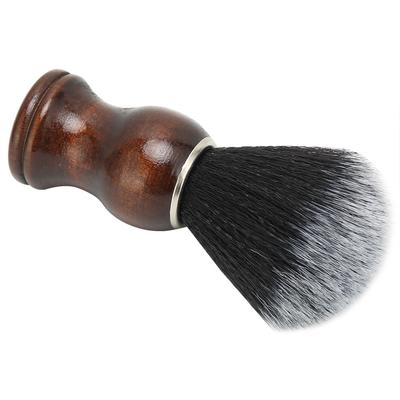 Pennello da barba per capelli da uomo, barbiere, capelli spezzati, barba, pennello da barba con manico in legno