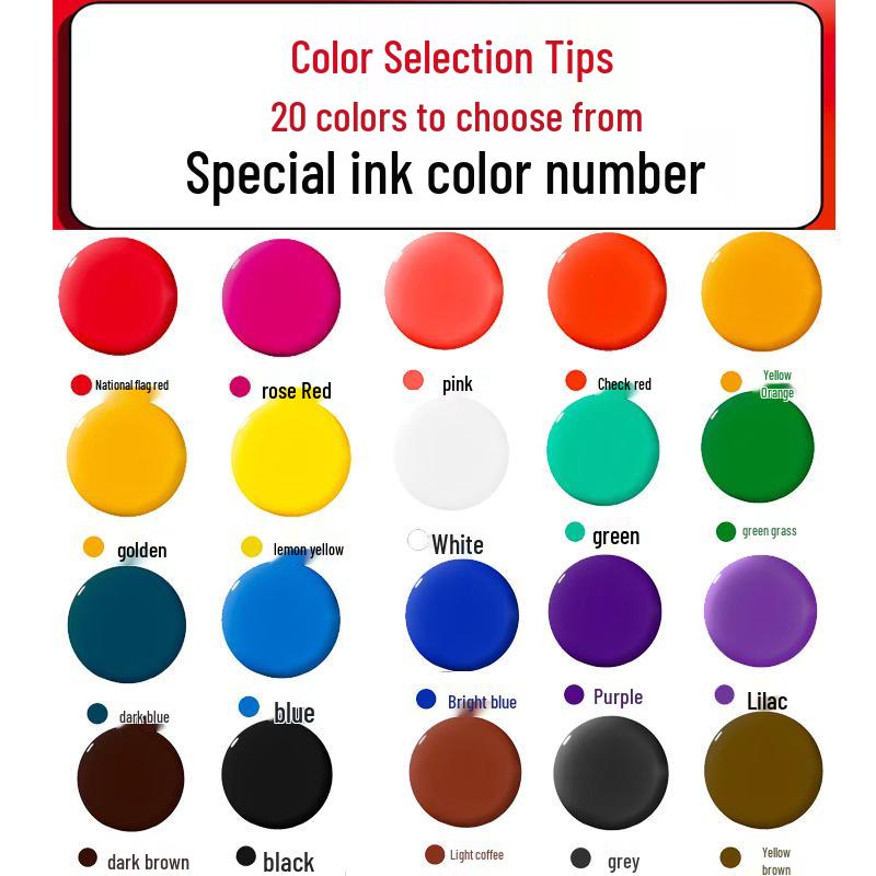 Lichtempfindliches Stempelset: Zahlen 0-9 zum Markieren & Journaling