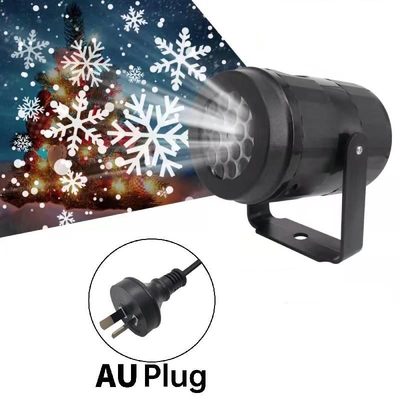 Christmas Lights Projector Xmas Party In Outdoor Snowflake Led Laser Lamp Usb