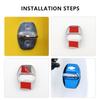 4PCS Car Door Lock Cover Stainless Steel Protection Accessories For Chevrolet Sonic Silverado Z71 Aveo Trailblazer Bolt Spark SS