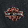 Harley Davidson Short Sleeve T-shirt 3XL Black Big Size Men's Used