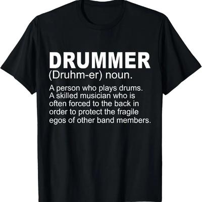 Drummer Funny - Drummer A Person Who Plays Drums T-Shirt