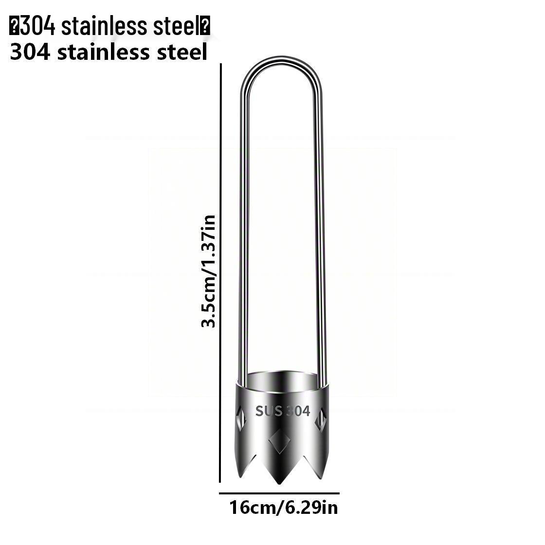 304 Stainless Steel Fruit and Vegetable Corer & Divider Tool