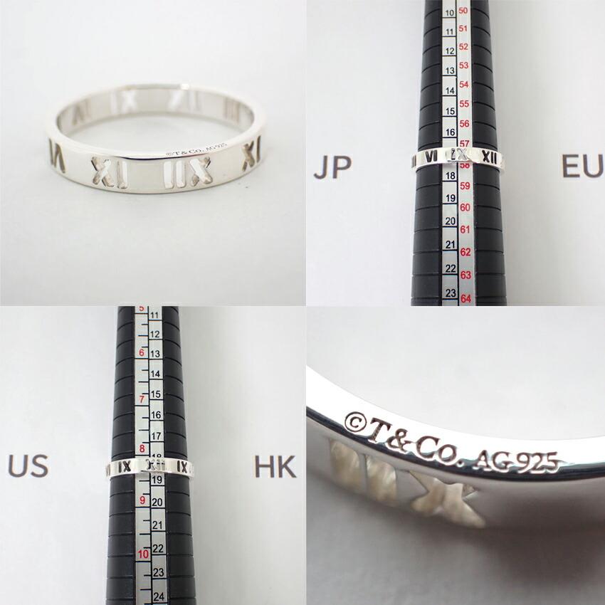 [Used] TIFFANY/Tiffany 925 Open Atlas Ring / Size 17 / J68-4