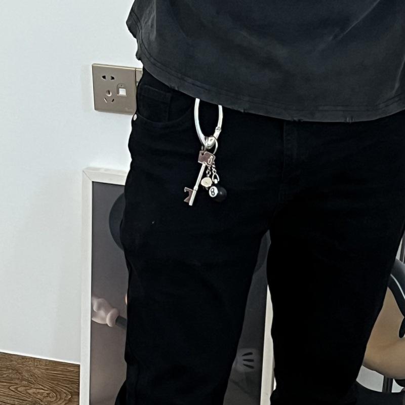 Oval Multifunctional Belt Buckle For Women Men Simplicity Belt Buckle Accessories Unisex Key Ring Alloy Carabiner
