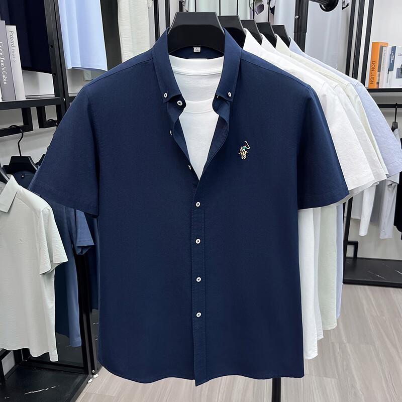Firstview Men s Cotton Short Sleeve Casual Shirt 37