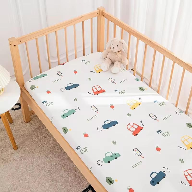 Customizable Soft Breathable Baby Crib and Kids Bed Mattress Cover