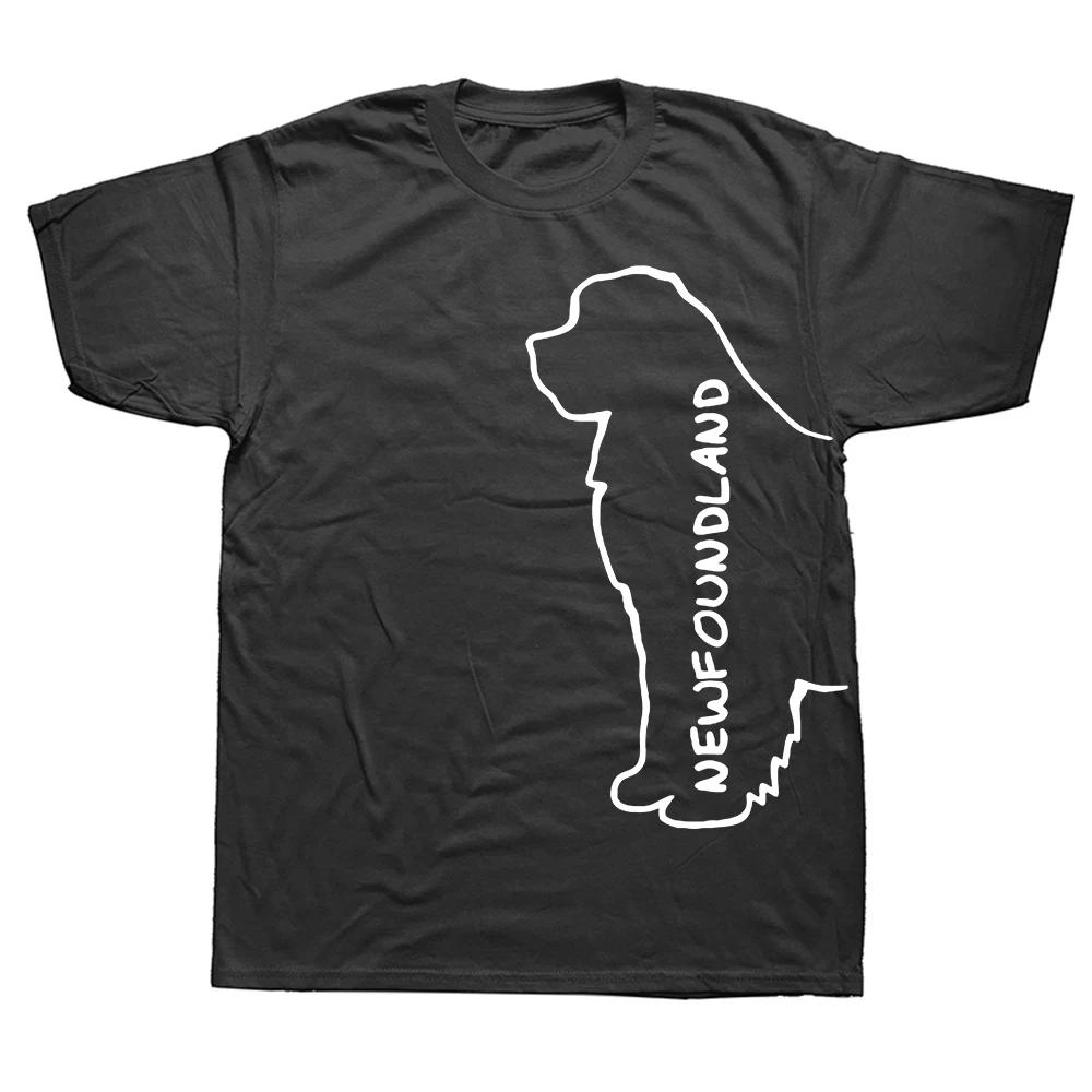 

Summer Style Newfoundland Dog Dad T-Shirt Men Cotton Streetwear Short Sleeve Round Neck Hip Hop T Shirt Tshirt Camiseta - Men... S разноцветный