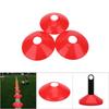 10 Pcs Practical Mini Field Cone Discs Marker Soccer Football Sports Speed Training Tools(Red)