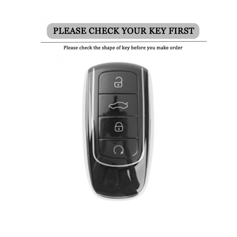 Alloy Auto Key Fob Case Cover Fit For Chery Auto Tiggo 7 4 8 Pro Omoda 5 9 C5 C9 E5 Jaecoo J7 J6 J8 Ebro S800 S700 Phev Auto Auto Accessories