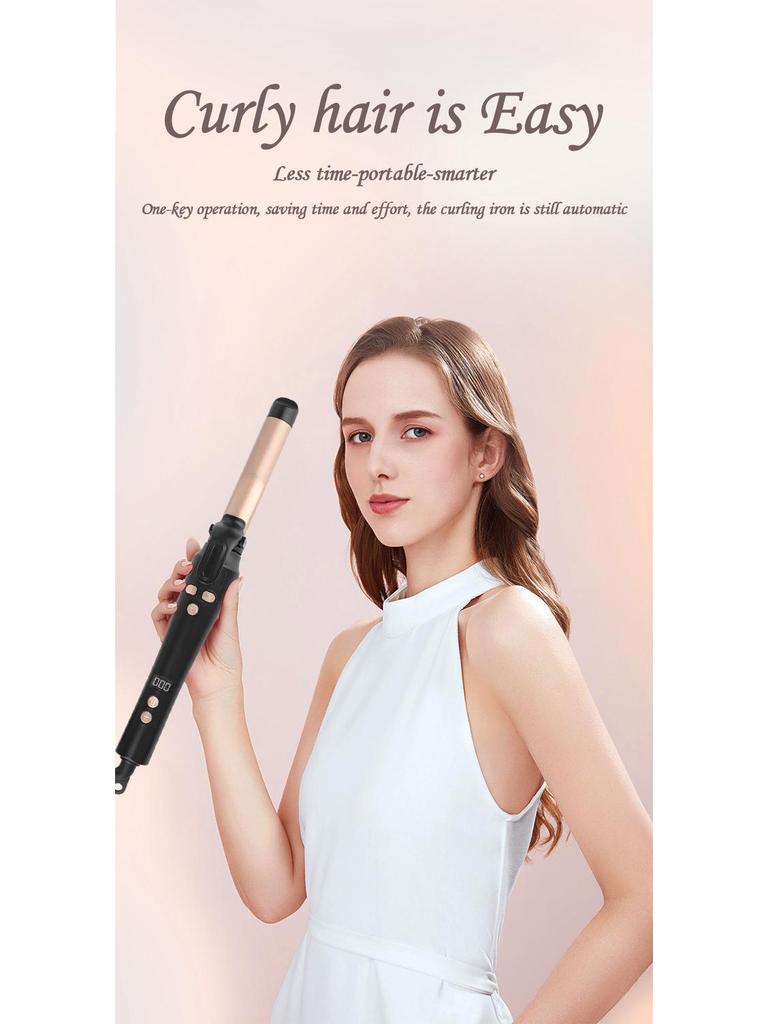 Cross-Border Automatic Curling Iron with LCD & Adjustable Temperature - Essential Hair Styling Tool