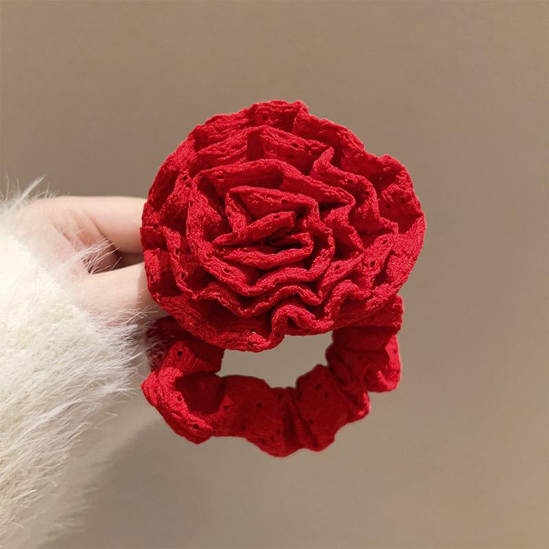 

Новая корейская романтичная милая роза резинка для волос женская нежная элегантная кружевная резинка петля для волос аксессуары для волос для девочек